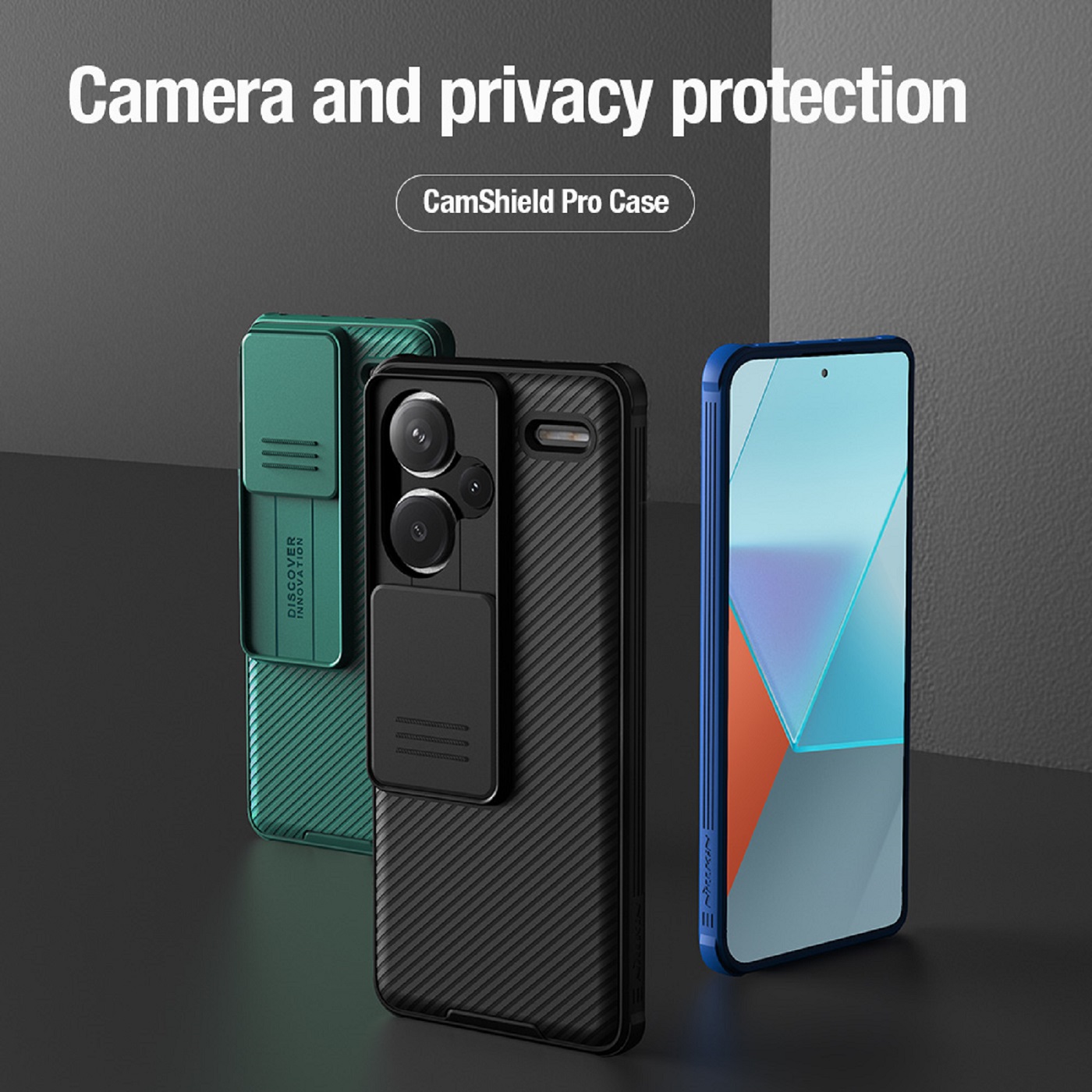 Nillkin CamShield PRO Zadní Kryt pro Xiaomi Redmi Note 13 Pro+ 5G Black