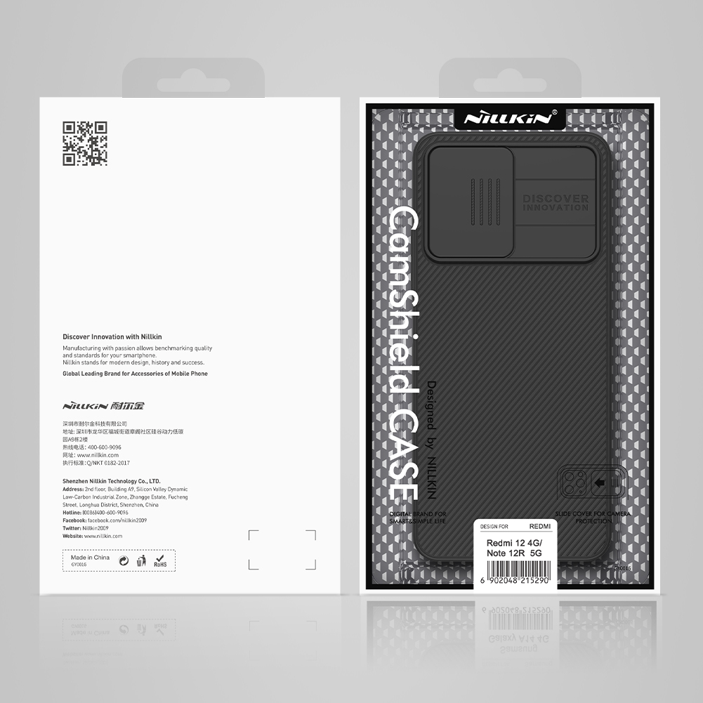 Nillkin CamShield Zadní Kryt pro Xiaomi Redmi 12 4G/5G Black