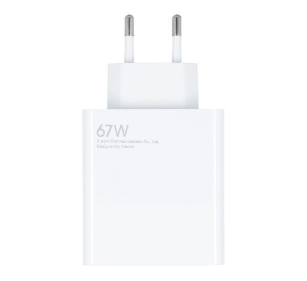 Nabíječka cestovní Xiaomi MDY-12-EH USB, rychlonabíjení 67W, bílá (BULK)