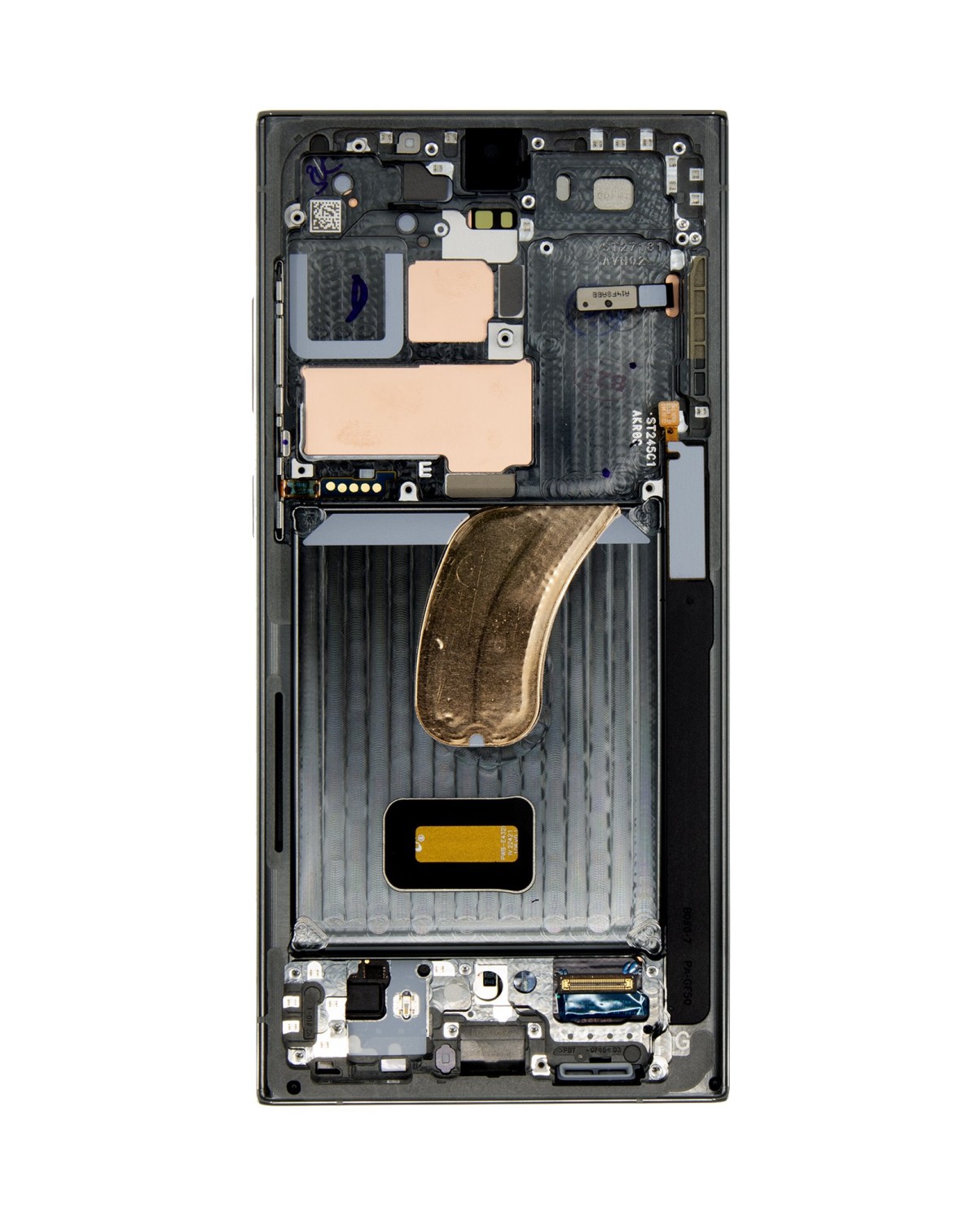 LCD display + Dotyk + Přední kryt Samsung S918 Galaxy S23 Ultra Green (Service Pack) 