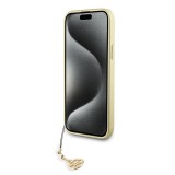 Guess 4G Charms Zadní Kryt pro iPhone 15 Pro Max Brown