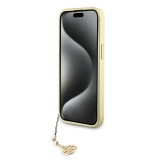 Guess 4G Charms Zadní Kryt pro iPhone 15 Brown