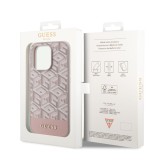 Guess PU G Cube MagSafe Zadní Kryt pro iPhone 14 Pro Max Pink