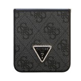 Guess Leather Triangle Case Galaxy Z Flip 5, Grey