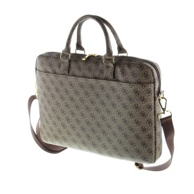 Taška na notebook 15" Guess 4G UpTown, hnedá