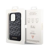 Guess PU G Cube MagSafe Zadní Kryt pro iPhone 14 Pro Max Black