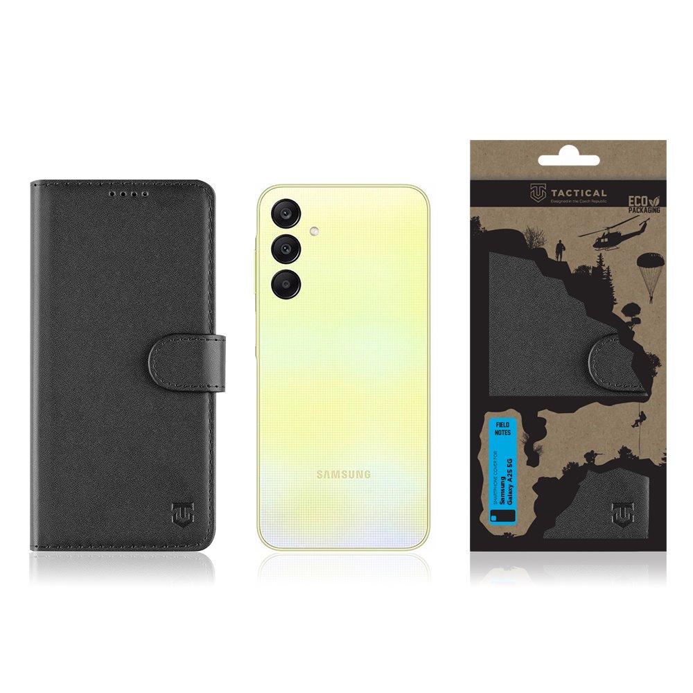 Flipové pouzdro Tactical Field Notes pro Poco X6 Pro 5G, černá