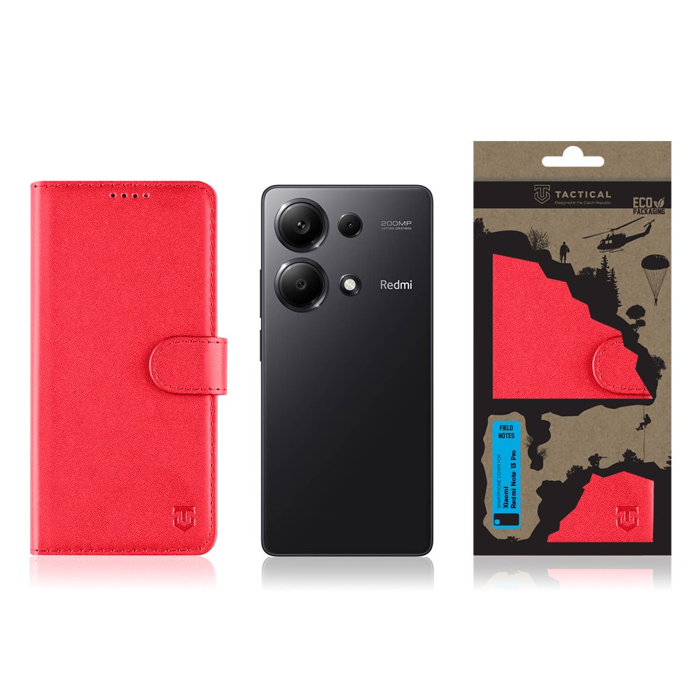 Tactical Field Notes pro Xiaomi Redmi Note 13 Pro 5G/Poco X6 5G Red