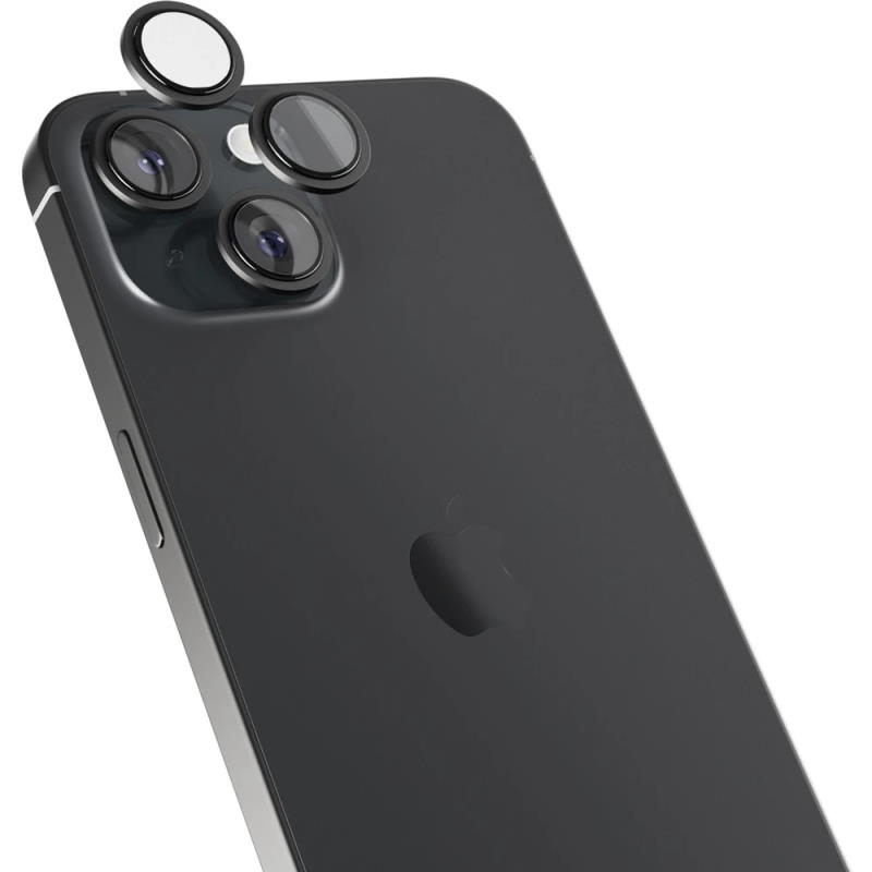 Ochranné sklo fotoaparátu Epico pre Apple iPhone 15/15 Plus, vesmírne čierna