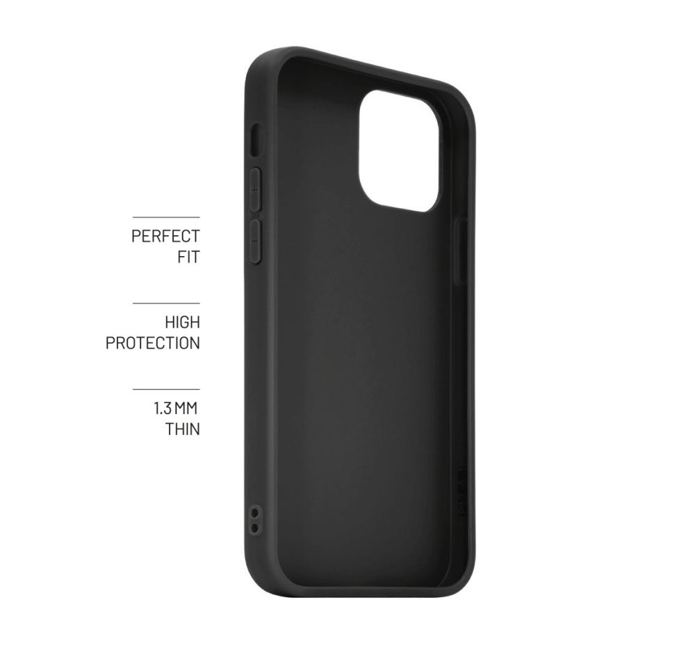 Zadní pogumovaný kryt FIXED Story pro Motorola MOTO G04/G24, černý