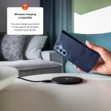 Flipové pouzdro FIXED Opus pro Samsung Galaxy A15/A15 5G, modrá