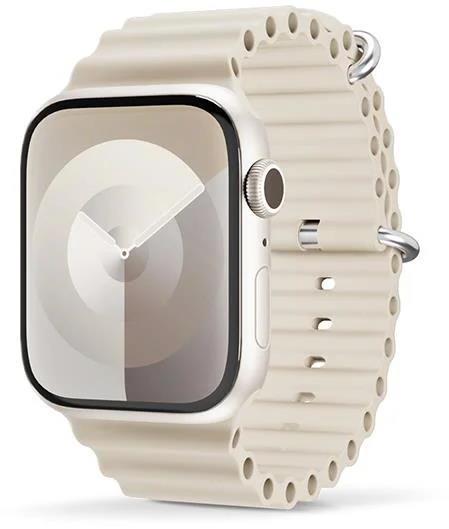 Silikónový remienok Epico Ocean pre Apple Watch 42/44/45/49mm, slonovinová