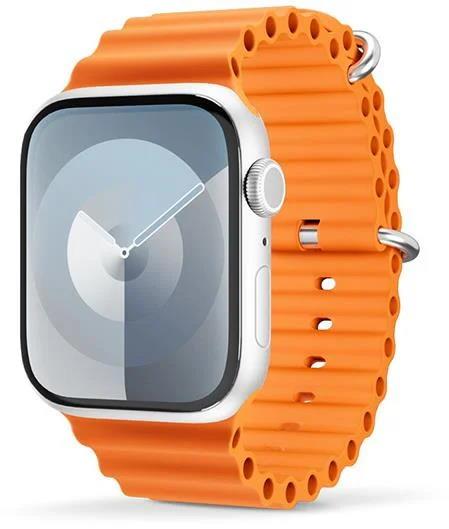 Silikónový remienok Epico Ocean pre Apple Watch 42/44/45/49mm, oranžová
