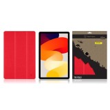 Tactical Book Tri Fold Pouzdro pro Xiaomi Redmi Pad SE Red