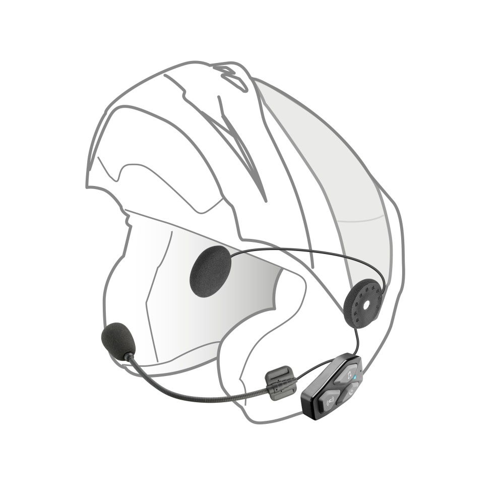 Bluetooth headset pro uzavřené a otevřené přilby Interphone U-COM3