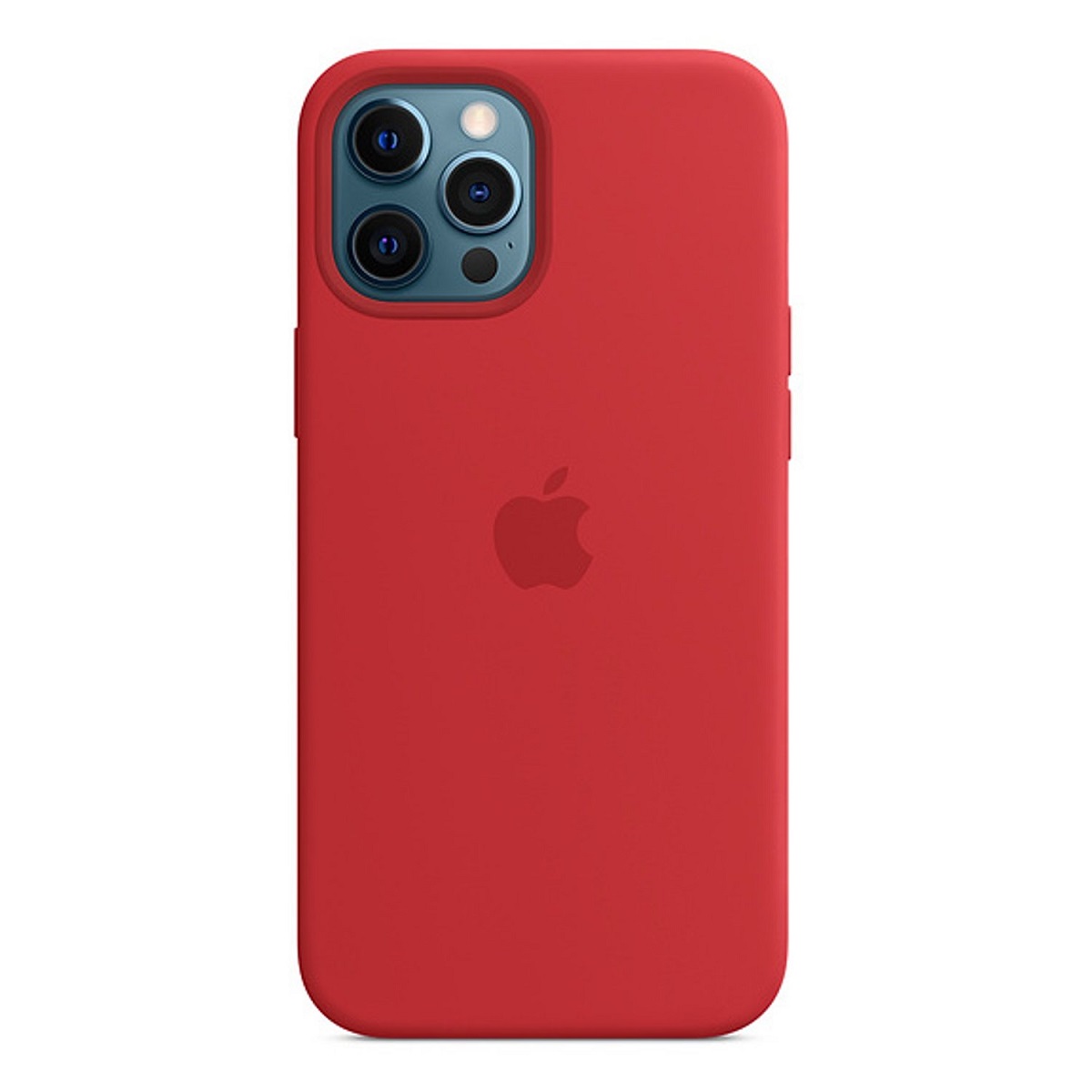 Apple silikónový kryt MHLF3ZE/A vr. magsafe pre Apple iPhone 12 Pro Max, červená
