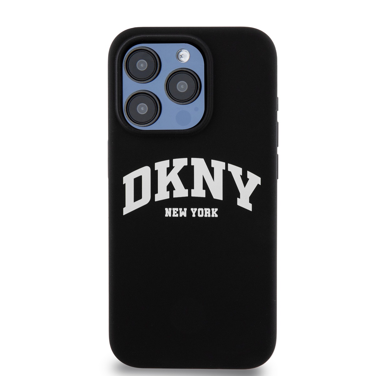 DKNY Liquid Silicone Arch Logo MagSafe Zadní Kryt pro iPhone 15 Pro Black