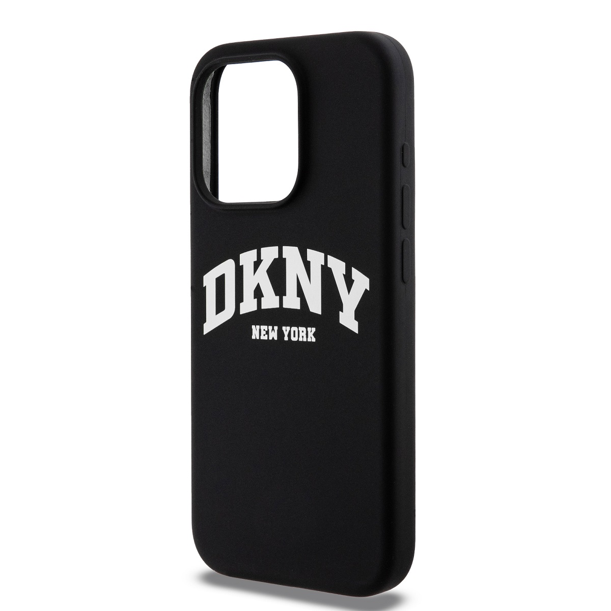 DKNY Liquid Silicone Arch Logo MagSafe Zadní Kryt pro iPhone 15 Pro Black