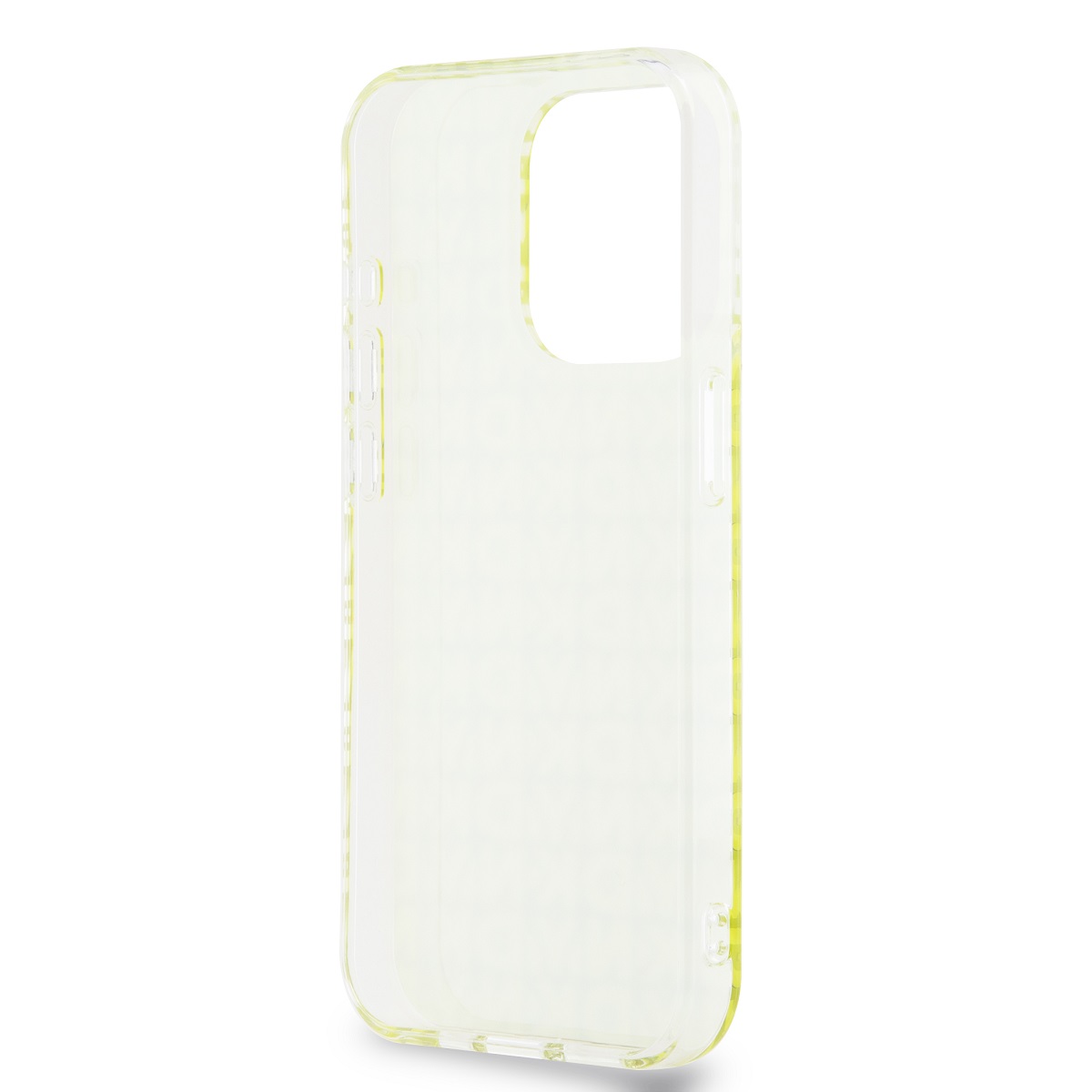 DKNY PC/TPU Repeat Pattern Zadní Kryt pro iPhone 15 Pro Yellow