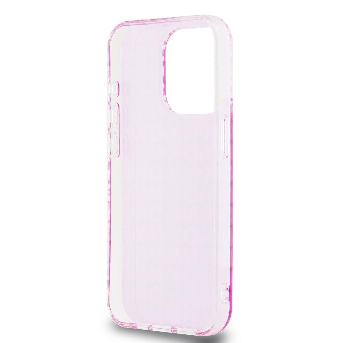 DKNY PC/TPU Repeat Pattern Zadní Kryt pro iPhone 15 Pro Pink