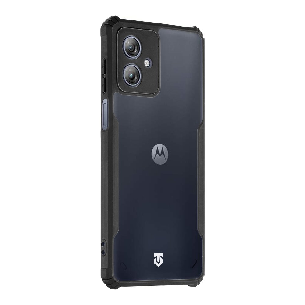 Tactical Quantum Stealth Kryt pro Motorola G54 5G/Power Edition Clear/Black