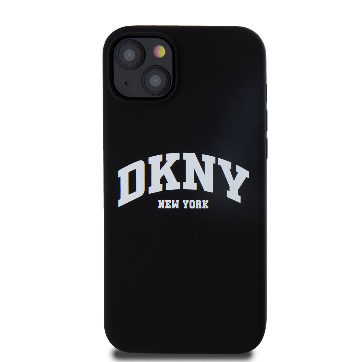 DKNY Liquid Silicone Arch Logo MagSafe Zadní Kryt pro iPhone 15 Plus Black