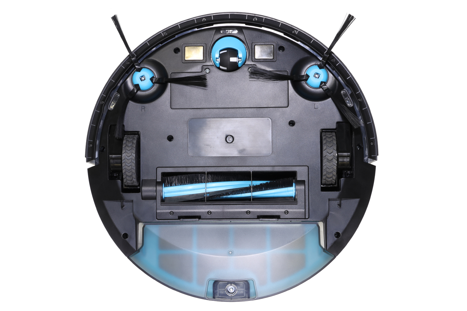 Salente L6, laserový robotický vysavač, stírání vodou, nabíjecí stanice, černý
