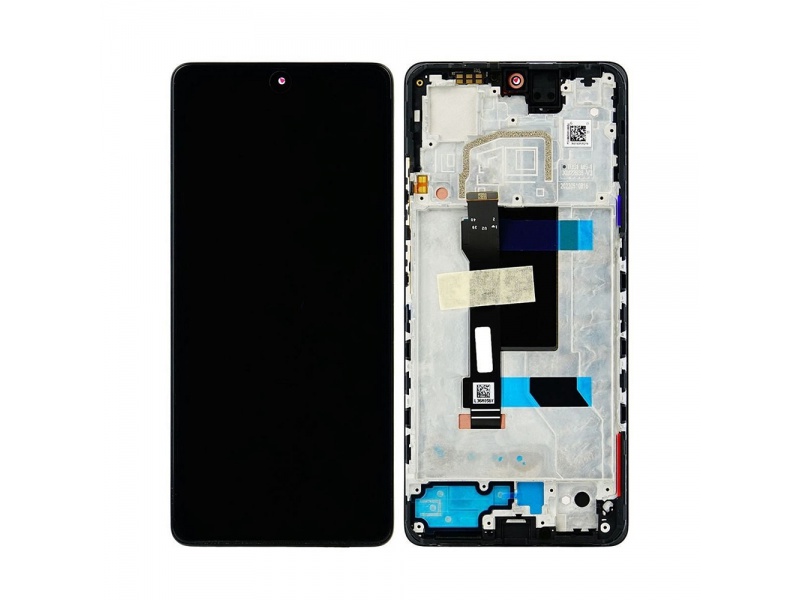 LCD + dotyk + rámček pre Xiaomi Redmi Note 12 Pro 5G / POCO X5 Pro 5G, čierna (Service Pack)