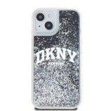 DKNY Liquid Glitter Arch Logo Zadní Kryt pro iPhone 11 Black