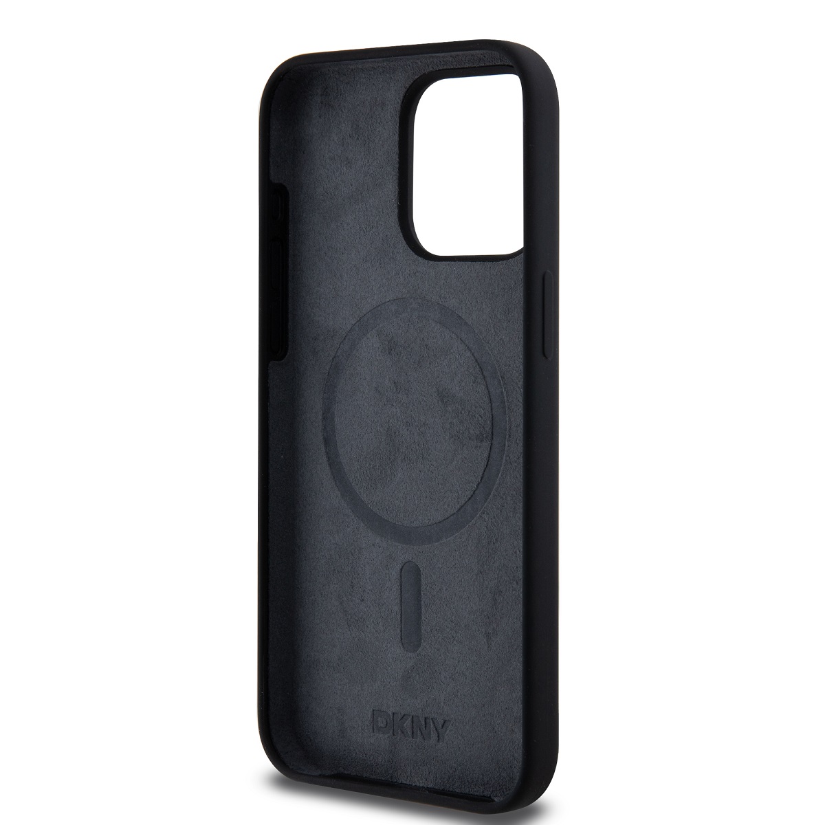 DKNY Liquid Silicone Arch Logo MagSafe Zadní Kryt pro iPhone 14 Pro Max Black