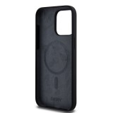 DKNY Liquid Silicone Arch Logo MagSafe Zadní Kryt pro iPhone 14 Pro Black