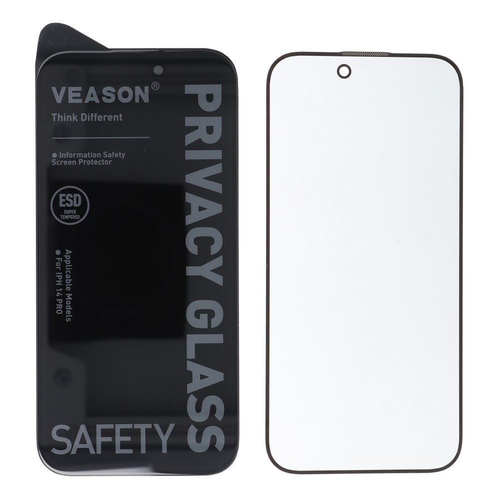 Tvrzené sklo 6D Pro VEASON Privacy Glass pro Apple iPhone X/XS/11 Pro, černá