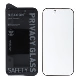 Tvrzené sklo 6D Pro VEASON Privacy Glass pro Apple iPhone 15 Pro Max, černá