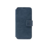 Kožené pouzdro typu kniha FIXED ProFit pro Apple iPhone 4 SE, modré