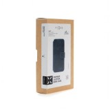 Kožené pouzdro typu kniha FIXED ProFit pro Apple iPhone 4 SE, modré