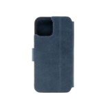 Kožené pouzdro typu kniha FIXED ProFit pro Apple iPhone 4 SE, modré