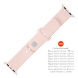 Set silikonových řemínků FIXED Silicone Sporty Strap pro Apple Watch 38/40/41mm, růžový