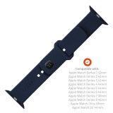 Set silikonových řemínků FIXED Silicone Sporty Strap pro Apple Watch 42/44/45mm, modrý