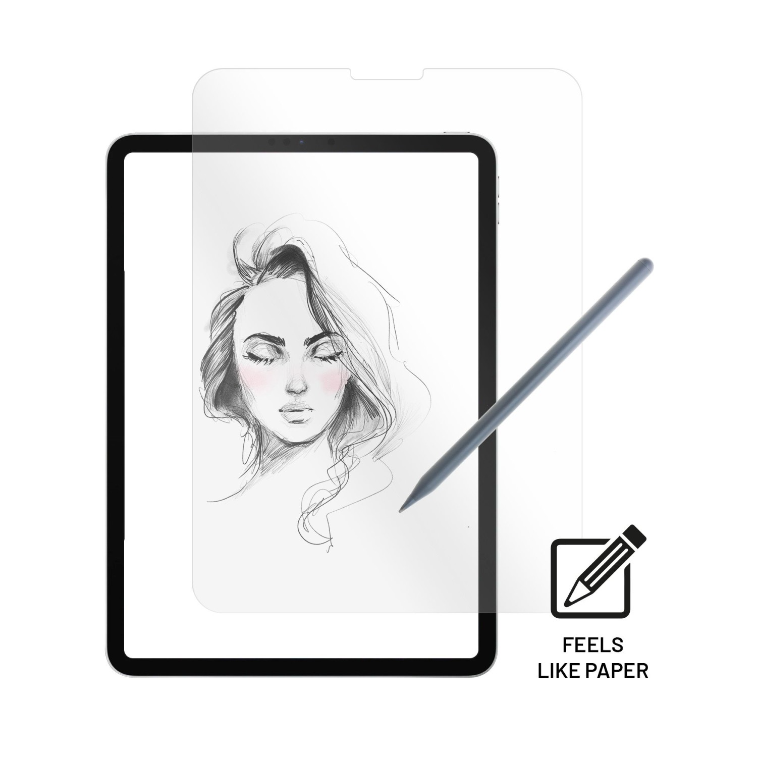 Ochranné tvrzené sklo FIXED PaperGlass Screen Protector pro Apple iPad Pro 13" (2024), čirá