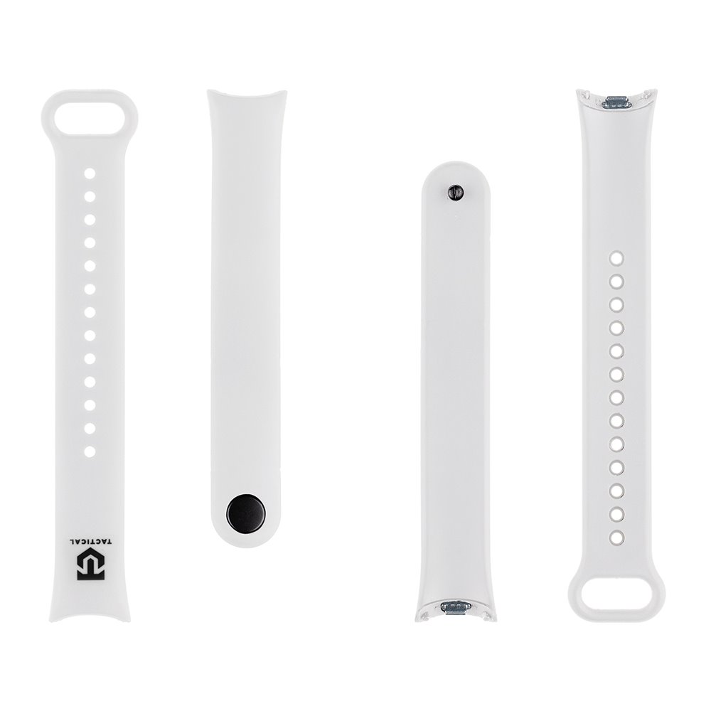 Tactical 847 Silikonový Řemínek pro Xiaomi Smart Band 8 White