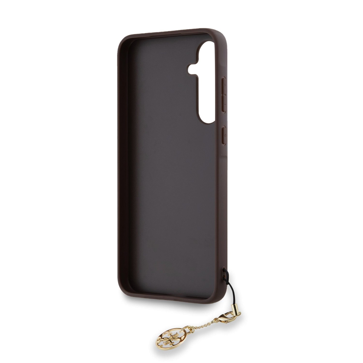 Guess 4G Charms Zadní Kryt pro Samsung Galaxy A55 Brown