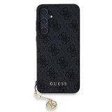 Guess 4G Charms Zadní Kryt pro Samsung Galaxy A55 5G Grey