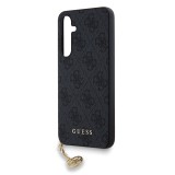 Guess 4G Charms Zadní Kryt pro Samsung Galaxy A55 5G Grey