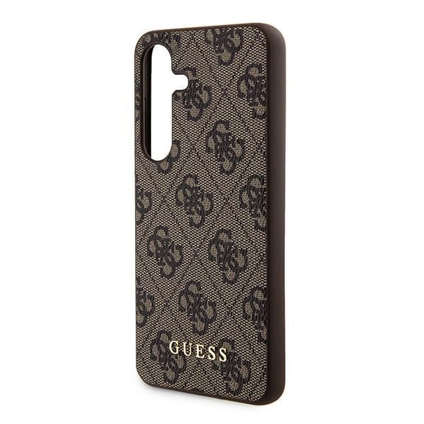 Guess 4G Zadní Kryt pro Samsung Galaxy A35 5G Brown