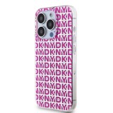 DKNY PC/TPU Repeat Pattern Zadní Kryt pro iPhone 15 Pro Max Pink