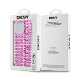 DKNY PC/TPU Repeat Pattern Zadní Kryt pro iPhone 15 Pro Max Pink