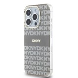 DKNY PC/TPU Repeat Pattern Tonal Stripe Magsafe Zadní Kryt pro iPhone 13 Pro Max Beige