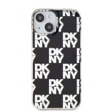 DKNY PC/TPU Checkered Pattern Zadní Kryt pro iPhone 15 Black