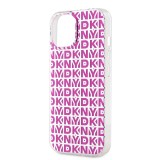 DKNY PC/TPU Repeat Pattern Zadní Kryt pro iPhone 15 Pink