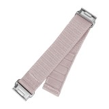 Nylonový řemínek FIXED Nylon Sporty Strap pro Garmin QuickFit 22mm, růžově zlatý